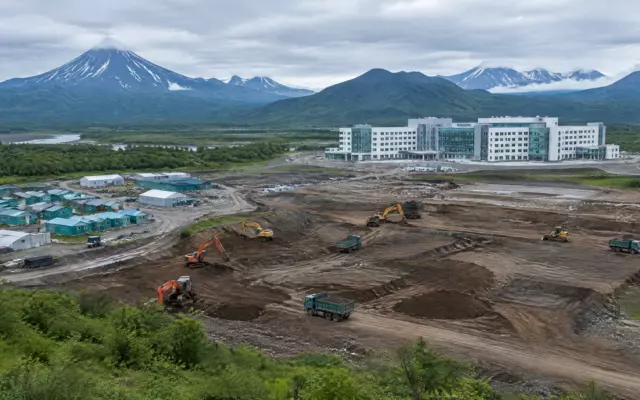 На Камчатке стартовала стройка новых корпусов краевой больницы на 275 коек